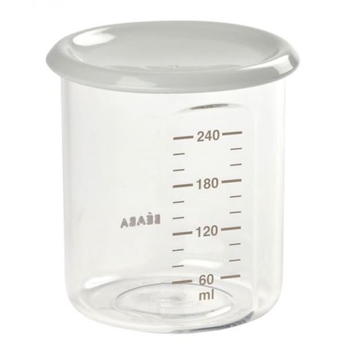 Pot de conservation maxi portion 240 ml grey - beaba