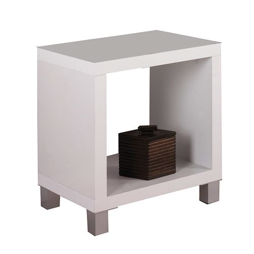 Une étagère Kubox blanc creux