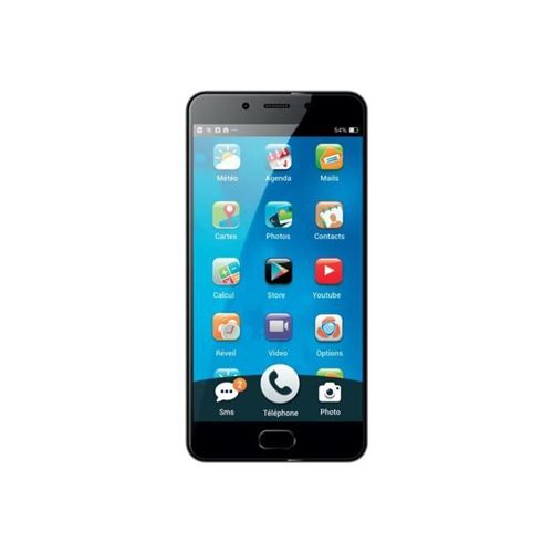 Ordissimo Smartphone débloqué 4G (Ecran: 5,5 pouces - 32 Go - Nano-SIM - Android) Gris