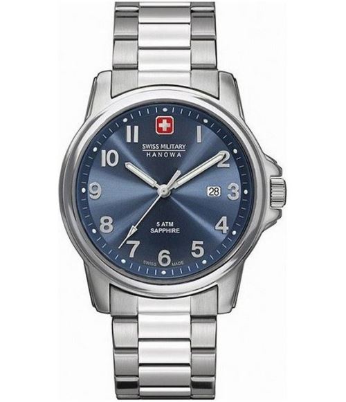 Swiss Military Hanowa Montre Homme 06-5231.04.003 Bleu