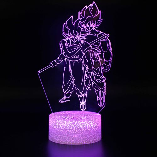 Stack Lampe 3D Tactile Veilleuses Enfant 7 Couleurs Avec Telecommande - Dragon Ball #814 - Image 1