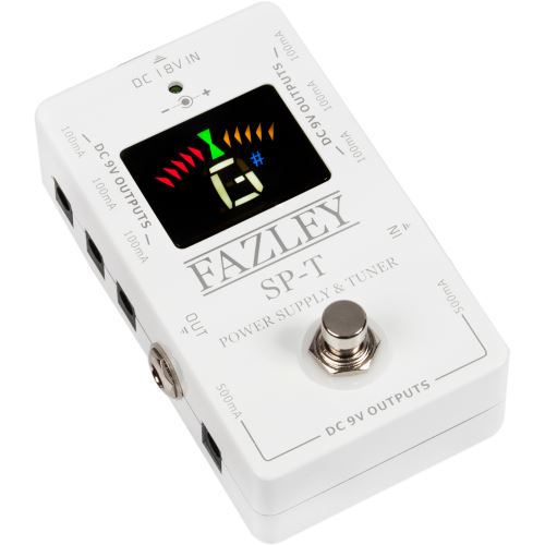 Fazley SP-T accordeur chromatique de scène + alimentation