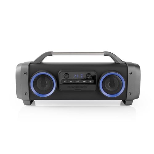Nedis Party SPBB300BK - Boombox - 22 Watt - grijs, zwart