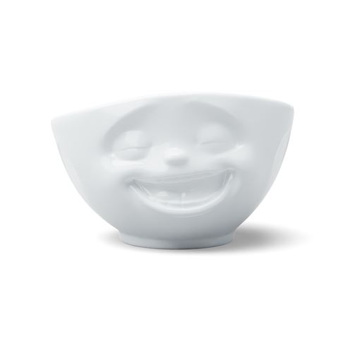 FiftyEight Bol riant en porcelaine, Blanc, 12 x 12 x 10 cm 500ml