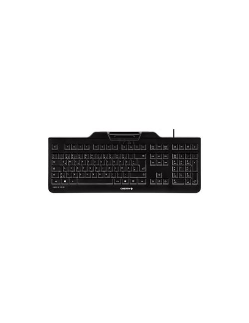 CHERRY KC 1000 SC-Z, Standard, Avec fil, USB, Clavier mécanique, QWERTZ, Noir