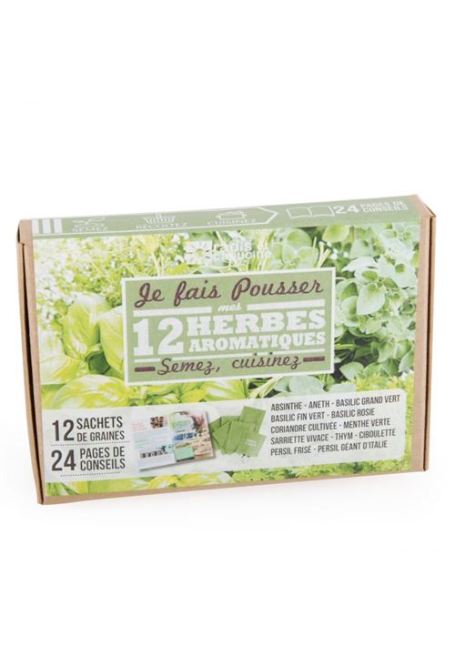Je fais pousser mes 12 AROMATES