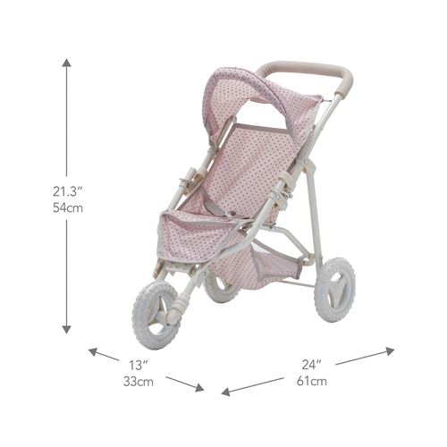 poussette double pour poupée