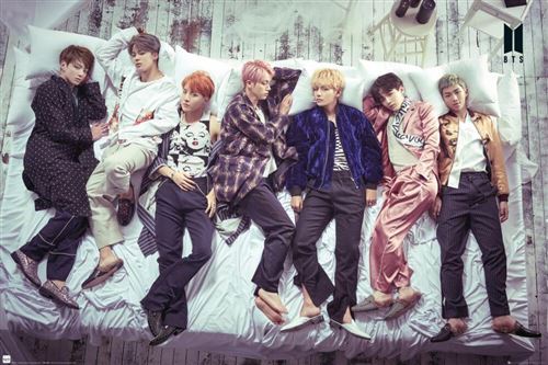 BTS Maxi Poster 91,5 x 61 cm Group Bed