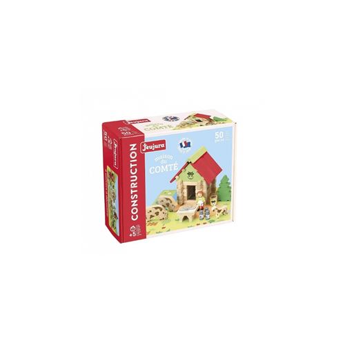 Jeu d’assemblage en bois JEUJURA La Maison du Comte 50 pièces