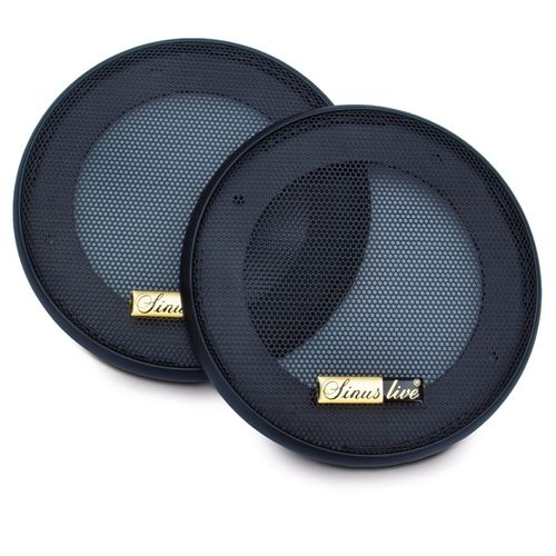 Grille de 10i Haut-parleur Sinus Live 10514 G Barbecue en tôle perforée 10 cm, set of 2
