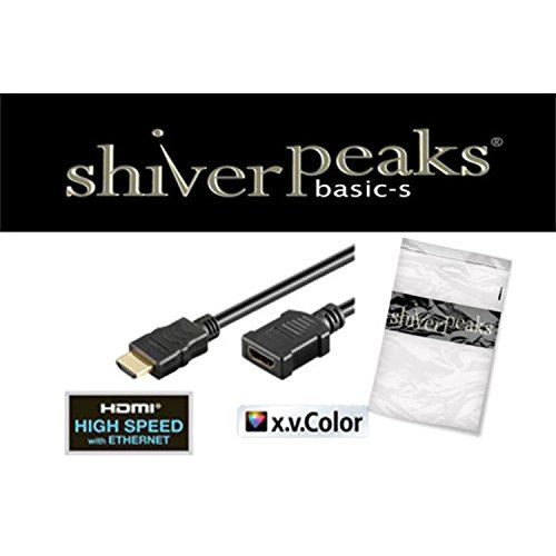 shiverpeaks Jeu de bs77479–0.5 Basic S Rallonge HDMI Câble, 0,50 m Noir