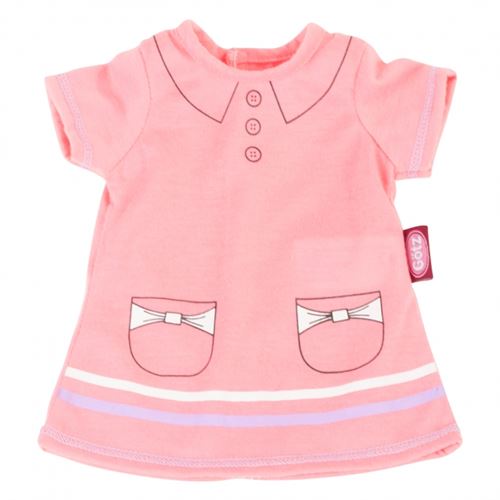 Robe polo rose poupée 45-50cm