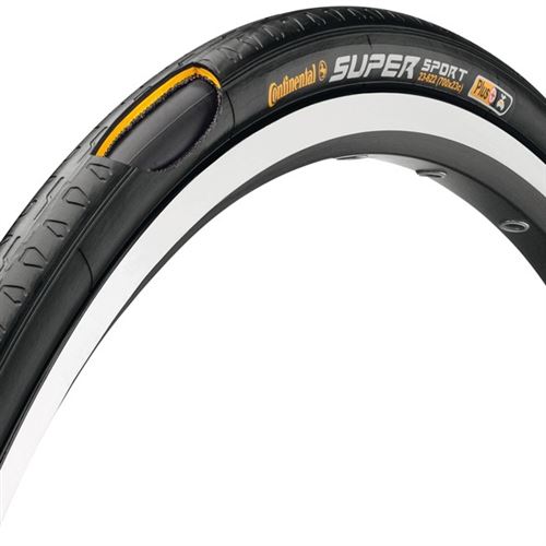 Continental tube extérieur Super Sport Plus Breaker 28 x 1,00 (25-622) fil noir