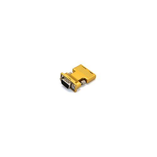 Microconnect Spain hdmivgaaudio – Adaptateur HDMI et VGA, couleur doré