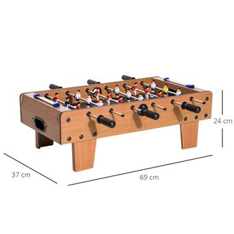 Table de Babyfoot pour adultes en bois - 2 à 4 joueurs
