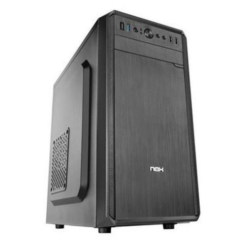 NOX Lite LITE030 - Towermodel - micro ATX 500 Watt (ATX) - zwart - USB/Audio