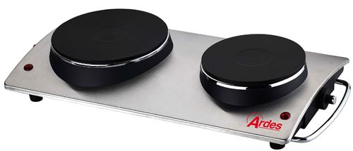 Double plaque électrique avec poignées 2500 W¸155 et 180 mm. ARTK22