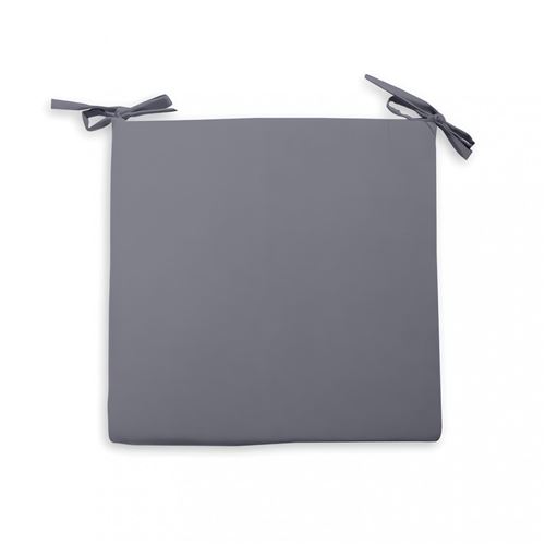 Dessus de chaise 40x40 cm ALIX gris