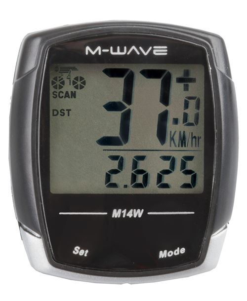 M-Wave 14 FONCTIONS CYCLISME NOIR