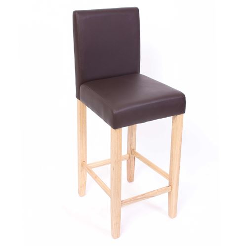 Mendler Marron Lot De 2 Tabourets De Bar - Image 2
