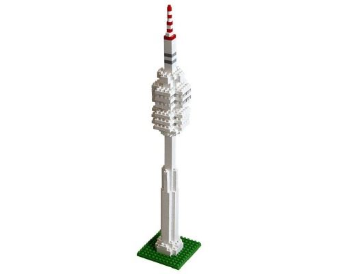 BRIXIES Puzzle 250 Pi&egrave;ces : Nano Puzzle 3D - Olympiaturm (Level 3),  