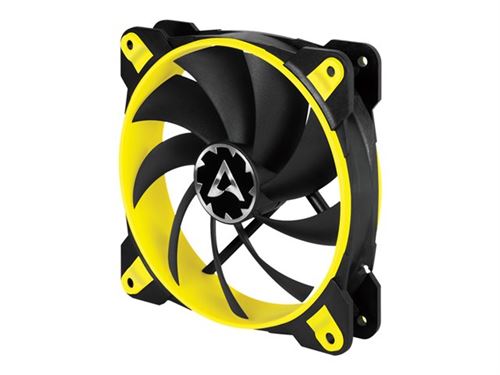ARCTIC Bionix F120 - 120 mm Ventilateur Boîtier Gaming avec PWM PST - Ventilateur Refroidissement avec PST-Port - Réglage RPM en Synchro - Jaune