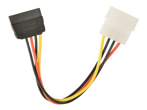 Kolink - Netspanningsadapter - SATA-voeding (M) naar 4-PIN interne voeding (M) - 15 cm