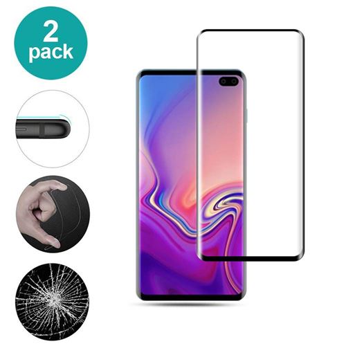 Alpexe Pack de 2 Verres Trempés pour Samsung Galaxy S10e Lite, Anti Rayures-sans Bulles d'air