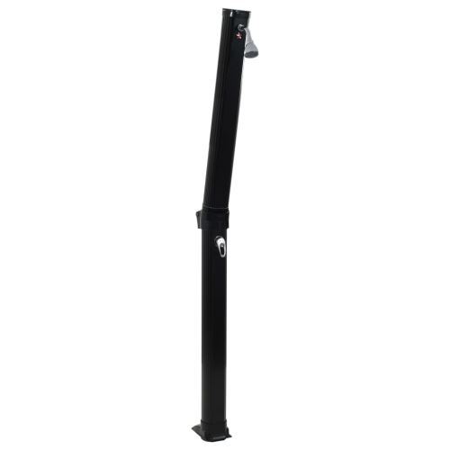vidaXL Solardouche inklapbaar 23 L 214 cm zwart91719