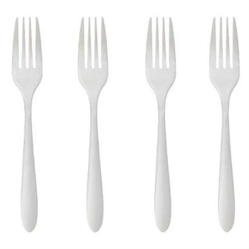 Lot de 4 Fourchettes Inox Nevis 19cm Argent
