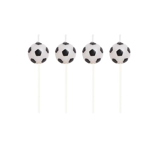 4 bougies ballon de foot