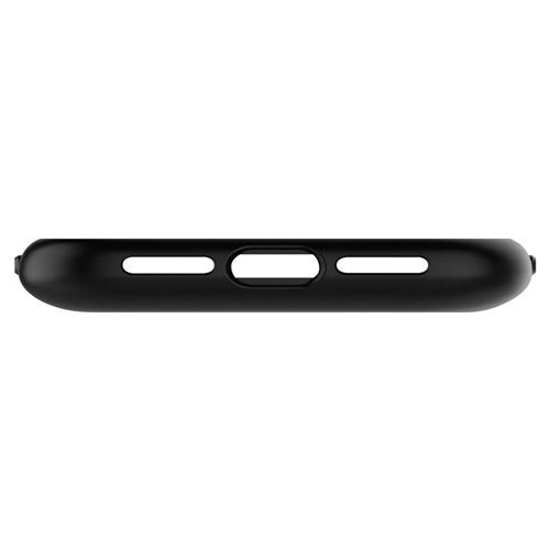 Spigen Slim Armor CS - Coque de protection pour téléphone portable - polycarbonate, polyuréthanne thermoplastique (TPU) - noir - pour Apple iPhone 11