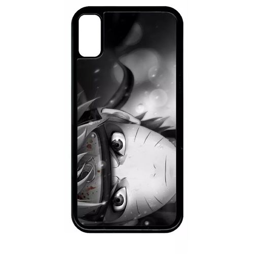 Coque apple iphone x (10) naruto black and white