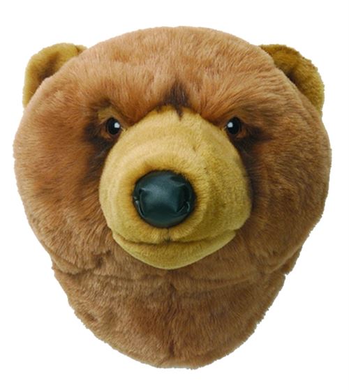 Trophée peluche ours brun clair Oliver Wild and Soft
