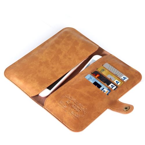 iPhone 8 & 7 Housse Etui Cuir PU Marron Horizontal ALS48021