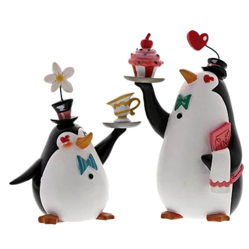 Disney Mlle Mindy Penguin Waiters Figurine