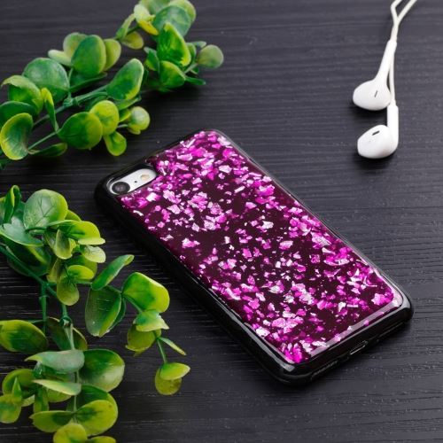 iPhone 8 Iphone 7 Coque Protection TPU Violet Effet brillant ALS48084