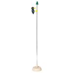 Goki – Circuit De Motricité Pivert – 2 Piverts à Ressort, Socle En Bois, Barre Métallique – Dès 3 Ans – Décoratif Et Ludique