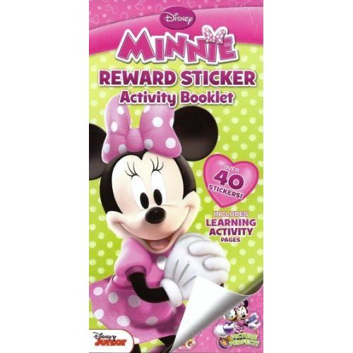 Livret d'activités de récompense Disney Minnie Mouse avec plus de 40 autocollants
