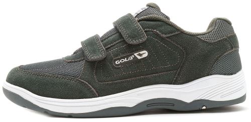 Gola Belmont Suede Twin Straps Wide Fit Chaussure de sport en Charcoal AMA833DG [UK 10 EU 44]