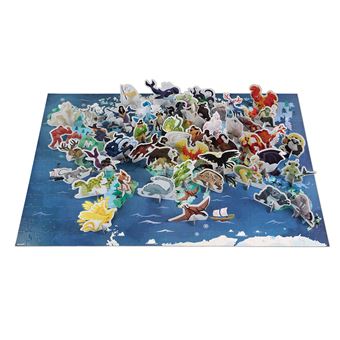 Puzzle éducatif géant Mythes et Légendes 350 pcs