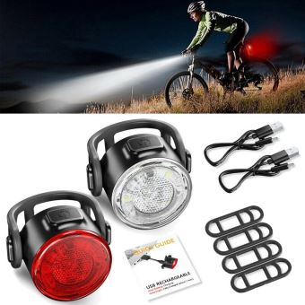 USB Bike Light Lumiere LED Feu Arriere Pour Velo Cyclisme Lampe Bicyclette Impermeable Piece detachee velo Achat prix fnac