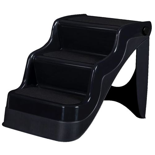 Meilleurs prix pour FLAMINGO Escalier pour animaux de compagnie Easy-Step Noir 516755