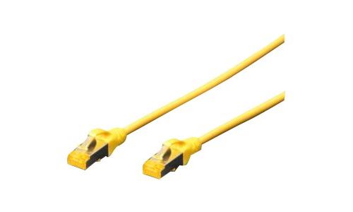 DIGITUS cordon de raccordement - 5 m - jaune