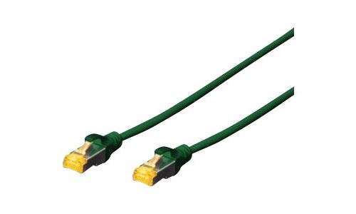 Digitus Vert - Cordon De Raccordement - Rj-45 (M) Pour Rj-45 (M) - 3 M - Sftp - Cat 6A - Démarré, Sans Halogène, Sans Crochet
