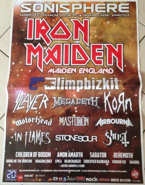 IRON MAIDEN - 80x120 cm - AFFICHE / POSTER
