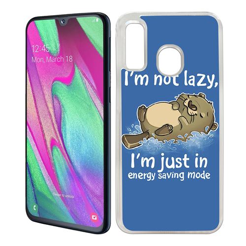Coque pour Samsung Galaxy A40 -  Loutre Not Lazy