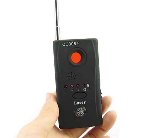 Détecteur de caméra, de tracker GPS, mouchard et de micro dissimulés 