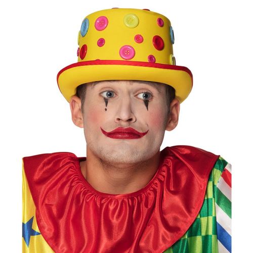 haut de forme clown boutons
