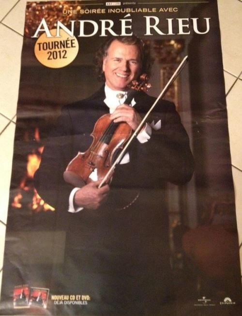 André RIEU - 80x120 cm - AFFICHE / POSTER